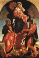 聖母子と聖者ヤコポ・バッサーノ